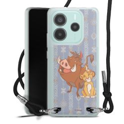 New Carry Case Transparent Stoff schwarz/silber