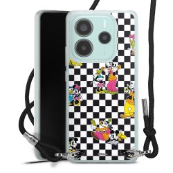 New Carry Case Transparent Stoff schwarz/silber