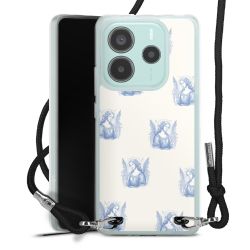 New Carry Case Transparent Stoff schwarz/silber