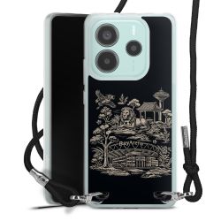 Carry Case Stoff schwarz/silber