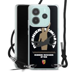 New Carry Case Transparent Stoff schwarz/silber