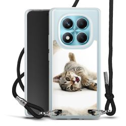 New Carry Case Transparent Stoff schwarz/silber