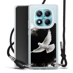 New Carry Case Transparent Stoff schwarz/silber