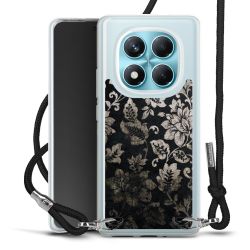 New Carry Case Transparent Stoff schwarz/silber