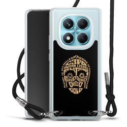 New Carry Case Transparent Stoff schwarz/silber