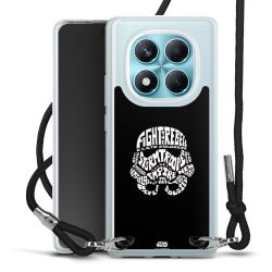 New Carry Case Transparent Stoff schwarz/silber