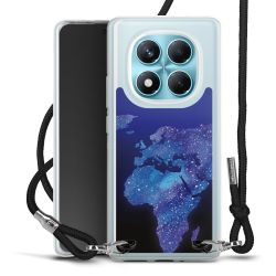 New Carry Case Transparent Stoff schwarz/silber