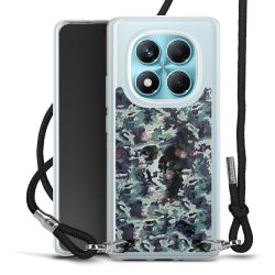 New Carry Case Transparent Stoff schwarz/silber