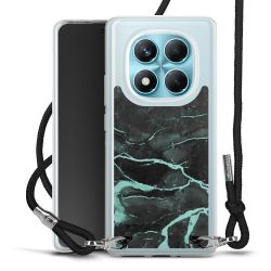 New Carry Case Transparent Stoff schwarz/silber