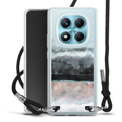 New Carry Case Transparent Stoff schwarz/silber