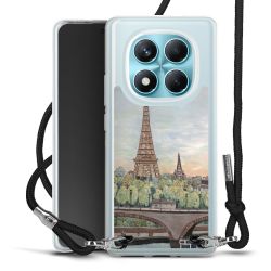New Carry Case Transparent Stoff schwarz/silber