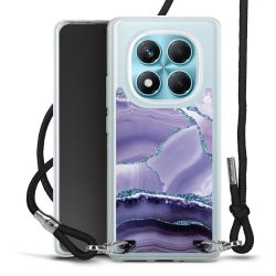 New Carry Case Transparent Stoff schwarz/silber