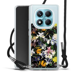 New Carry Case Transparent Stoff schwarz/silber