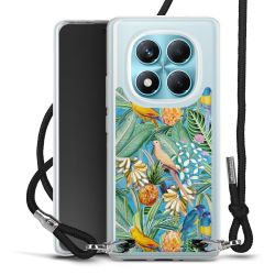 New Carry Case Transparent Stoff schwarz/silber