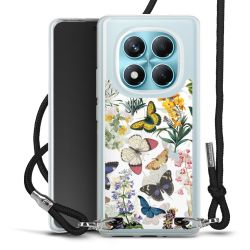 New Carry Case Transparent Stoff schwarz/silber