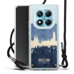 New Carry Case Transparent Stoff schwarz/silber