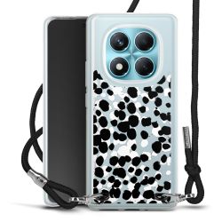 New Carry Case Transparent Stoff schwarz/silber