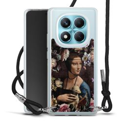 New Carry Case Transparent Stoff schwarz/silber