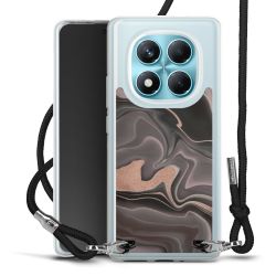 New Carry Case Transparent Stoff schwarz/silber