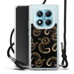 New Carry Case Transparent Stoff schwarz/silber