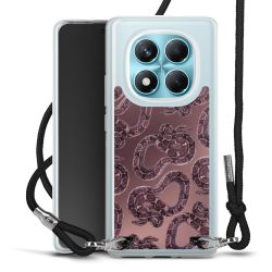 New Carry Case Transparent Stoff schwarz/silber