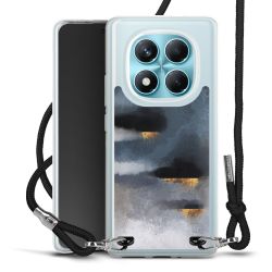 New Carry Case Transparent Stoff schwarz/silber
