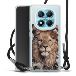 New Carry Case Transparent Stoff schwarz/silber