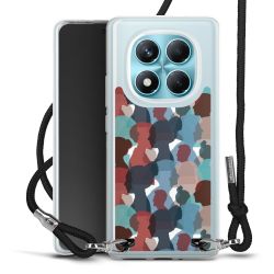 New Carry Case Transparent Stoff schwarz/silber