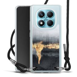 New Carry Case Transparent Stoff schwarz/silber