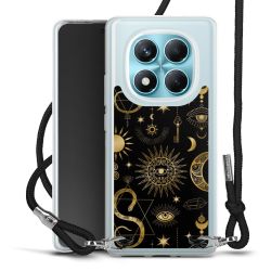 New Carry Case Transparent Stoff schwarz/silber