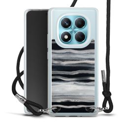 New Carry Case Transparent Stoff schwarz/silber