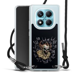 New Carry Case Transparent Stoff schwarz/silber
