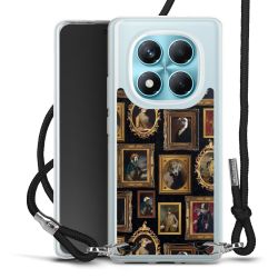 New Carry Case Transparent Stoff schwarz/silber