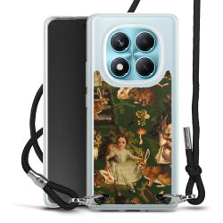 New Carry Case Transparent Stoff schwarz/silber