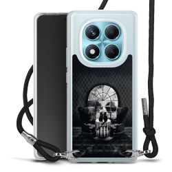New Carry Case Transparent Stoff schwarz/silber