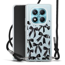 New Carry Case Transparent Stoff schwarz/silber