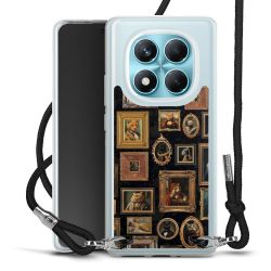 New Carry Case Transparent Stoff schwarz/silber