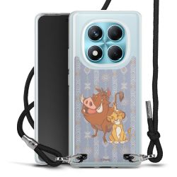 New Carry Case Transparent Stoff schwarz/silber