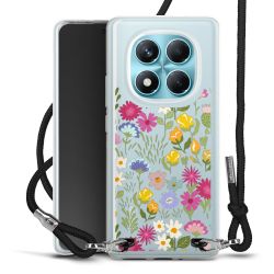 New Carry Case Transparent Stoff schwarz/silber