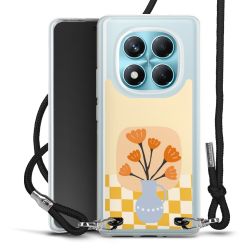 New Carry Case Transparent Stoff schwarz/silber