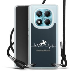 New Carry Case Transparent Stoff schwarz/silber