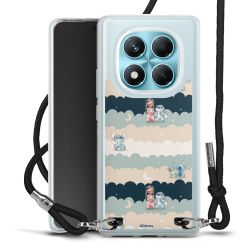 New Carry Case Transparent Stoff schwarz/silber