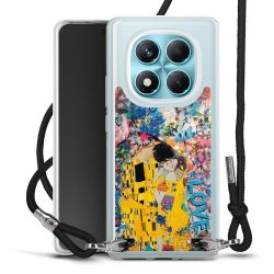 New Carry Case Transparent Stoff schwarz/silber