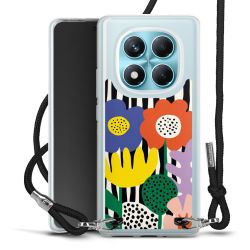 New Carry Case Transparent Stoff schwarz/silber