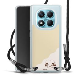 New Carry Case Transparent Stoff schwarz/silber