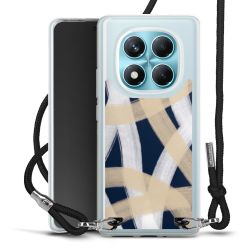 New Carry Case Transparent Stoff schwarz/silber