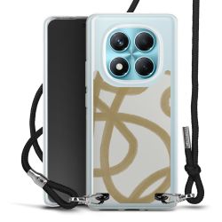 New Carry Case Transparent Stoff schwarz/silber