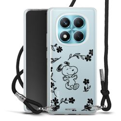 New Carry Case Transparent Stoff schwarz/silber