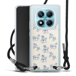 New Carry Case Transparent Stoff schwarz/silber