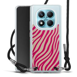 New Carry Case Transparent Stoff schwarz/silber